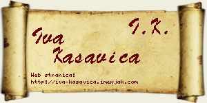 Iva Kasavica vizit kartica